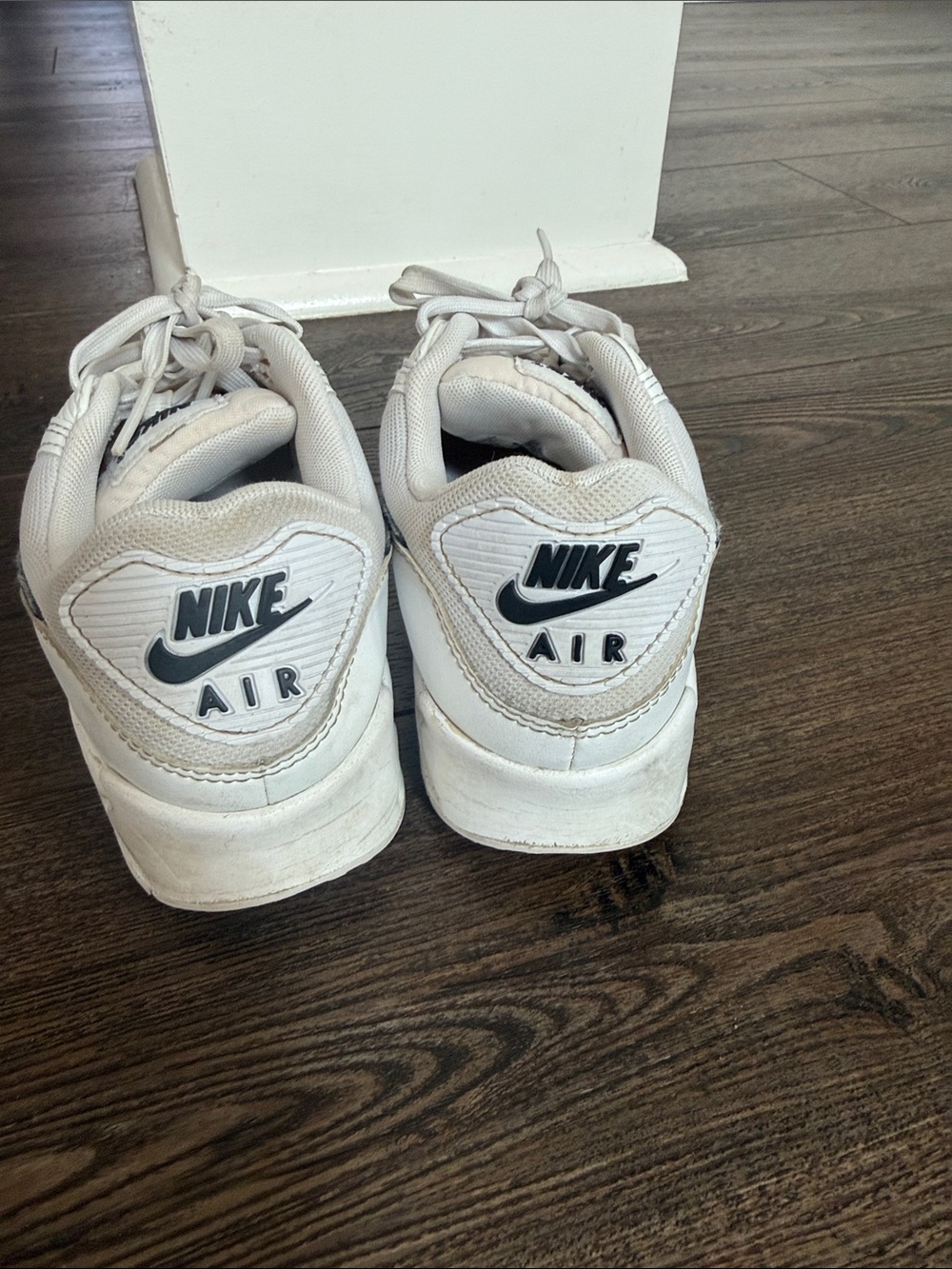 Nike Air Max 90 White and Black Women’s Air Max 90 Sneakers 7 - Picture 4 of 11